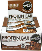Designer Protein - Designer Whey Protein Bar Triple Chocolate Crunch - 1.41 oz. CLEARANCE PRICED