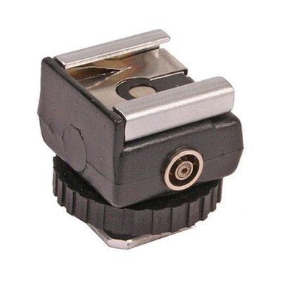 Dot Line DL-0418 Hot Shoe - Tripod Mount PC With 1/4-20 Female Thread Adapter