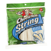 Frigo Cheese Heads String Mozzarella Cheese Light - 24 CT