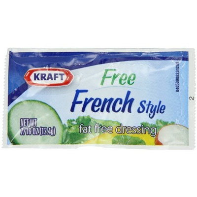 Kraft Foods Kraft Fat Free French Salad Dressing, 7/16 Ounce Single Serve Pouches (Pack of 200)