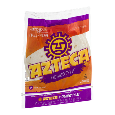 Azteca Homestyle Flour Tortillas - 8 CT