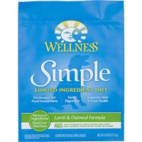 Wellness Simple Lamb & Oatmeal Formula Dry Dog Food