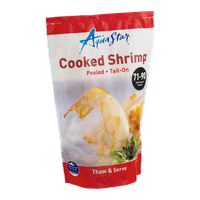 Aqua Star Cooked Shrimp Peeled and Tail-On 71-90 Per Pound
