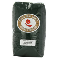 Coffee Bean Direct Green Unroasted French/Italian Espresso Blend, Whole Bean Coffee, 5-Pound Bag