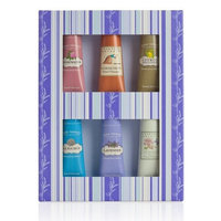 Crabtree & Evelyn Hand Therapy Sampler Gift (6 x 25g Rosewater, Gardeners, Citron, La Source, Lavender & Summer Hill)