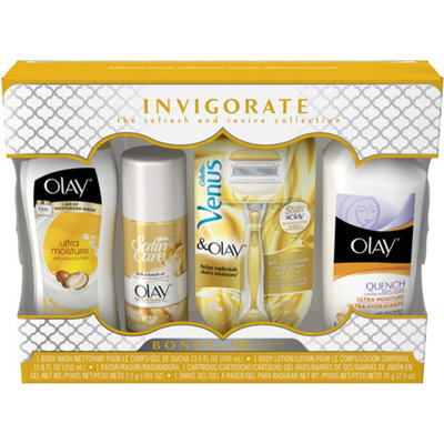 Olay & Venus Invigorate The Refresh and Revive Collection Gift Set