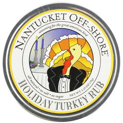 Nantucket Off-Shore Holiday Turkey Rub, 1.25-Ounce Tins (Pack of 6)