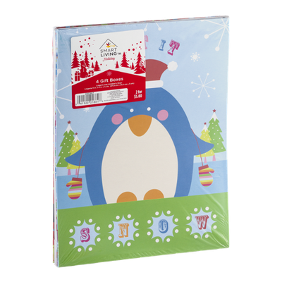 Smart Living Holiday Gift Boxes - 4 CT