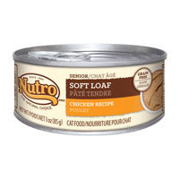 Nutro Natural Choice Soft Loaf Chicken Senior Recipe Canned Cat Food 24/3-oz cans