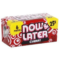 Now and Later NOW&LATER CHANGEMAKERS BARS CHERRY - 25c 6 pcs Each ( 24 in a Pack )