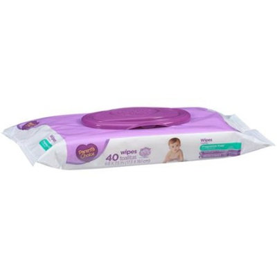 Parent's Choice Fragrance Free Baby Wipes, 40 sheets