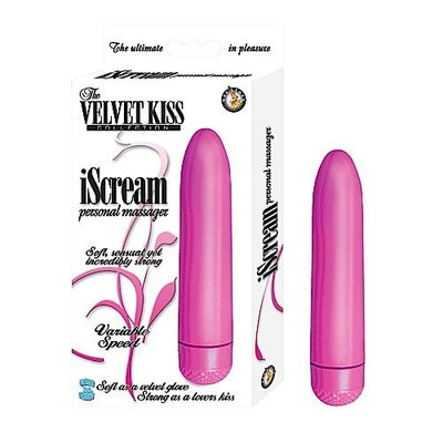 Novelties By Nass walk Inc Novelties By Nass-walk Inc Velvet Kiss Iscream Personal Massager, Pink