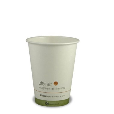 Stalkmarket Planet + 100% Compostable PLA Laminated Hot Cup, 12-Ounce, 1000-Count Case