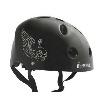 Boneshieldz Youth Bomber Helmet - Black
