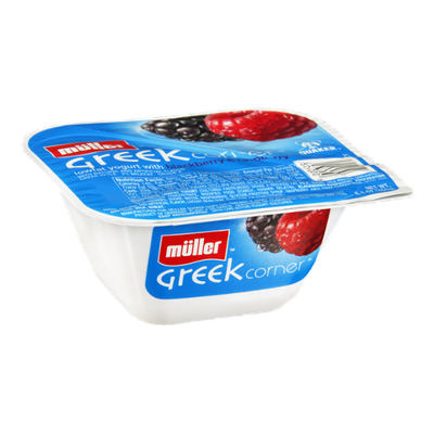Muller® Greek Corner Lowfat Yogurt with Blackberry & Raspberry
