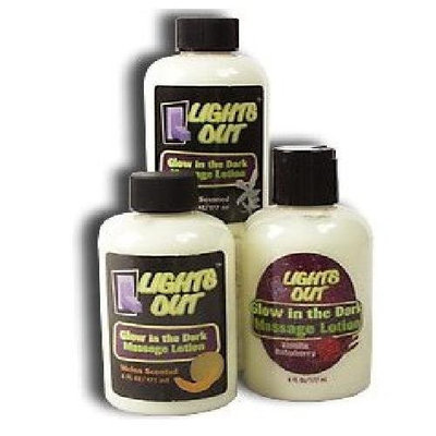 Pulse Products Lights Out Glow in the Dark Massage Lotion - 6 oz Bottle Melon