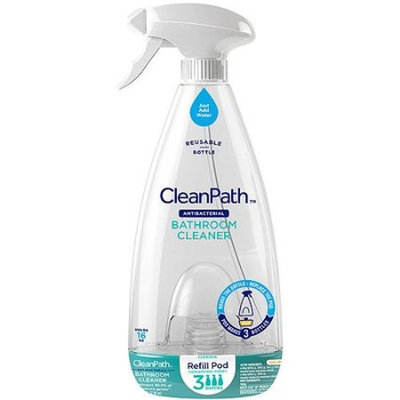 CleanPath Sun Lemon Antibacterial Bathroom Cleaner with Refill Pod, 2 pc
