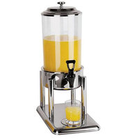 APS 58353-17 7.4 Quart Polypropylene Juice Dispenser L 13.875 x W 8.625 x H 22