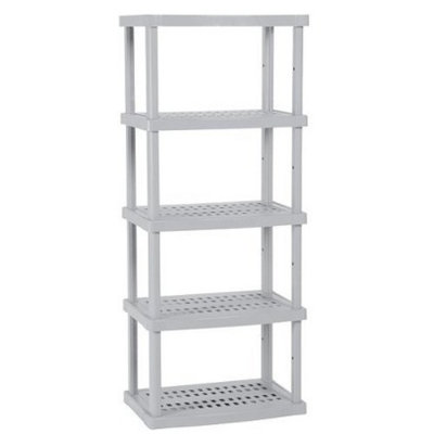 Suncast 5-Shelf Utility Unit - Gray