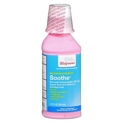 Walgreens Soothe Upset Stomach Reliever/Antidiarrheal Liquid