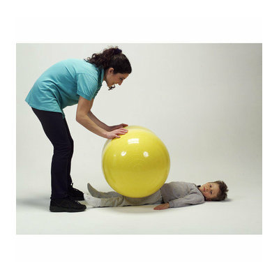 Gymnic 22'' x 36'' Physio Roll Ball in Yellow