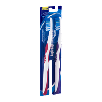 CareOne Angle Edge + Deep Clean Toothbrushes Medium - 2 CT