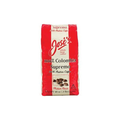 Jose's Whole Bean Coffee Columbia Supremo 3 Lbs