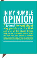Mini Inner Truth In My Humble Opinion Journal by Knock Knock