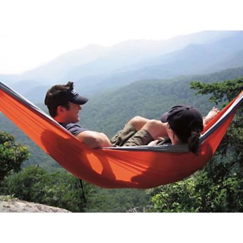 Eno DoubleNest Hammock - Blue/Orange/Khaki