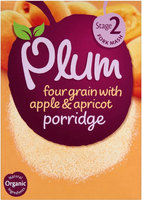 Plum Organics Four Grain With Apple & Apricot Porridge