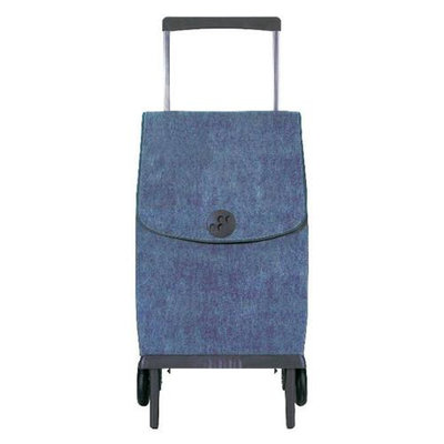Rolser 8420812046027 PLE004 Plegamatic Shopping Trolley Original Vaquero - Blue - 2 Units