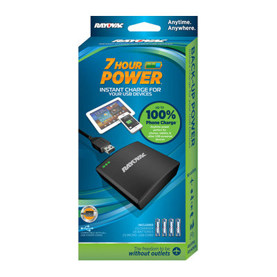 Rayovac 7-Hour 4-AA Alkaline USB Charger