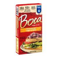 Boca Veggie Protein Cheeseburger Veggie Burgers - 4 CT