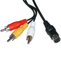 Composite AV Cable for Sega Saturn by Mars Devices