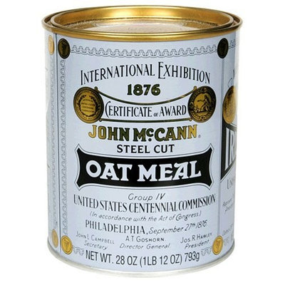 McCANN'S Steel Cut Irish Oatmeal, 28-Ounce Tins (Pack of 4)