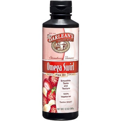 Barlean's Strawberry Banana Flax Oil Swirl, 12-Ounce