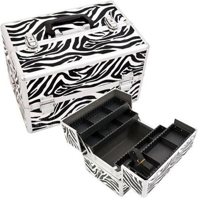 Just Case Usa Inc. Justcase SH5004ZBWH Zebra Pro Beauty Case