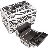 Just Case Usa Inc. Justcase SH5005ZBWH Zebra Pro Beauty Case