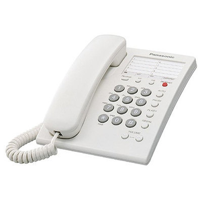 Panasonic Consumer KX-TS550W Feature Phone W/ Emergency