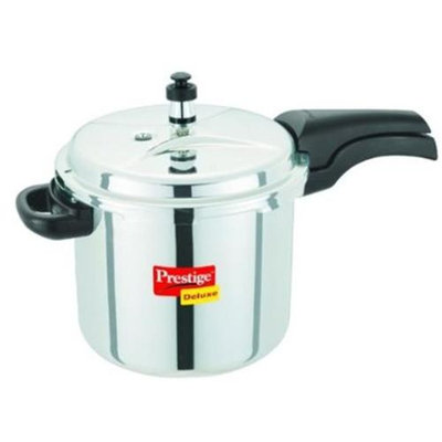 Prestige PRDA10 Deluxe Aluminum Pressure Cooker - 10 Litres
