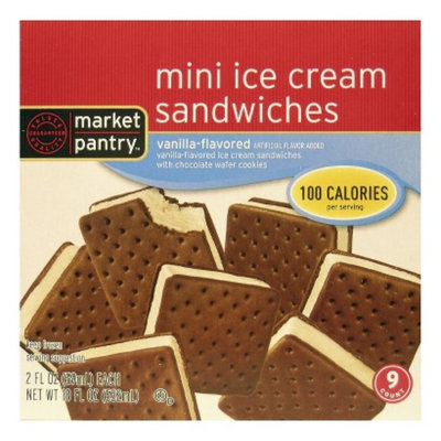 Market Pantry Vanilla Mini Ice Cream Sandwiches 9-pk.