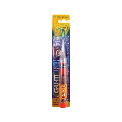 Butler Toothbrush Crayola Flashing Lights Soft (Pack of 6)