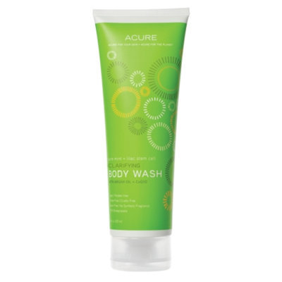 Acure Exfoliating Body Wash Pure Mint + Lilac Stem Cell
