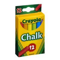 Crayola Colored Chalk Sticks - 12 PK