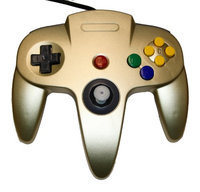 Nintendo N64 Gold Replacement Controller - by Mars Devices