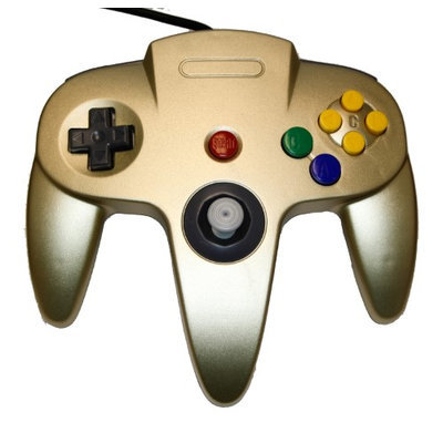 Nintendo N64 Gold Replacement Controller - by Mars Devices