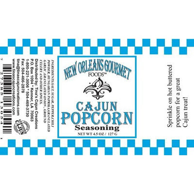 New Orleans Gourmet Cajun Popcorn Seasoning