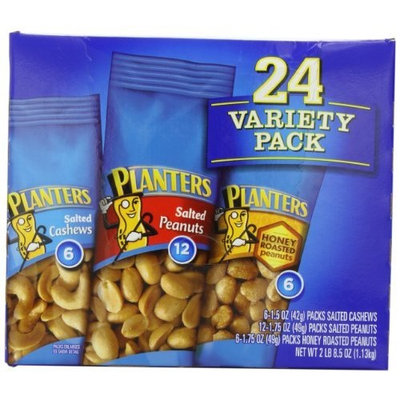 Planters Nut 24 Count-Variety Pack