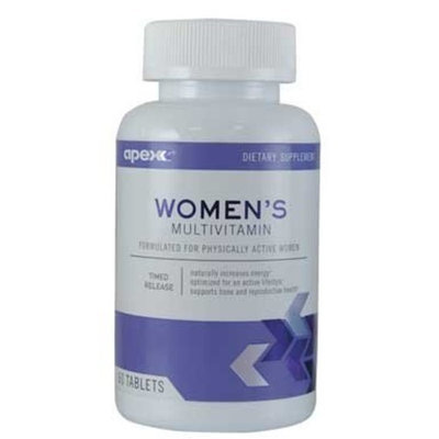 Apex Fitness Apex Women's Multivitamin, High-potency Antioxidants with Essential Nutrients, 60 Tablet Bottle