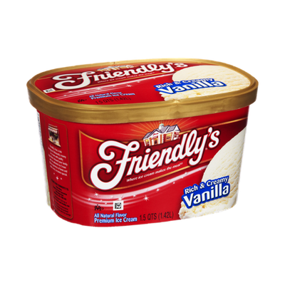 Friendly's Rich & Creamy Vanilla Premium Ice Cream